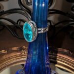 Sajen rutilated celestial Pariba quartz ring