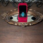 Sajen rutilated celestial Pariba quartz ring